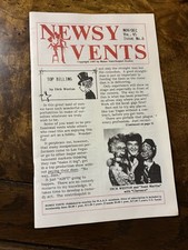 Vintage 1987 Newsy Vents Ventriloquism Newsletter Maher Studios Vol 45 No 6