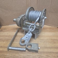 Thern Hand Winch w/ Brake Cable Hook Model M4031PB M4032PB  Manual Spur Gear