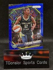 2025 WNBA Panini Prizm Tyasha Harris Blue Velocity Prizm #130