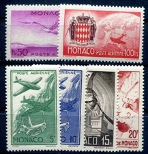 MONACO 1942 267-272 ** MINT SET PA2-7(49161