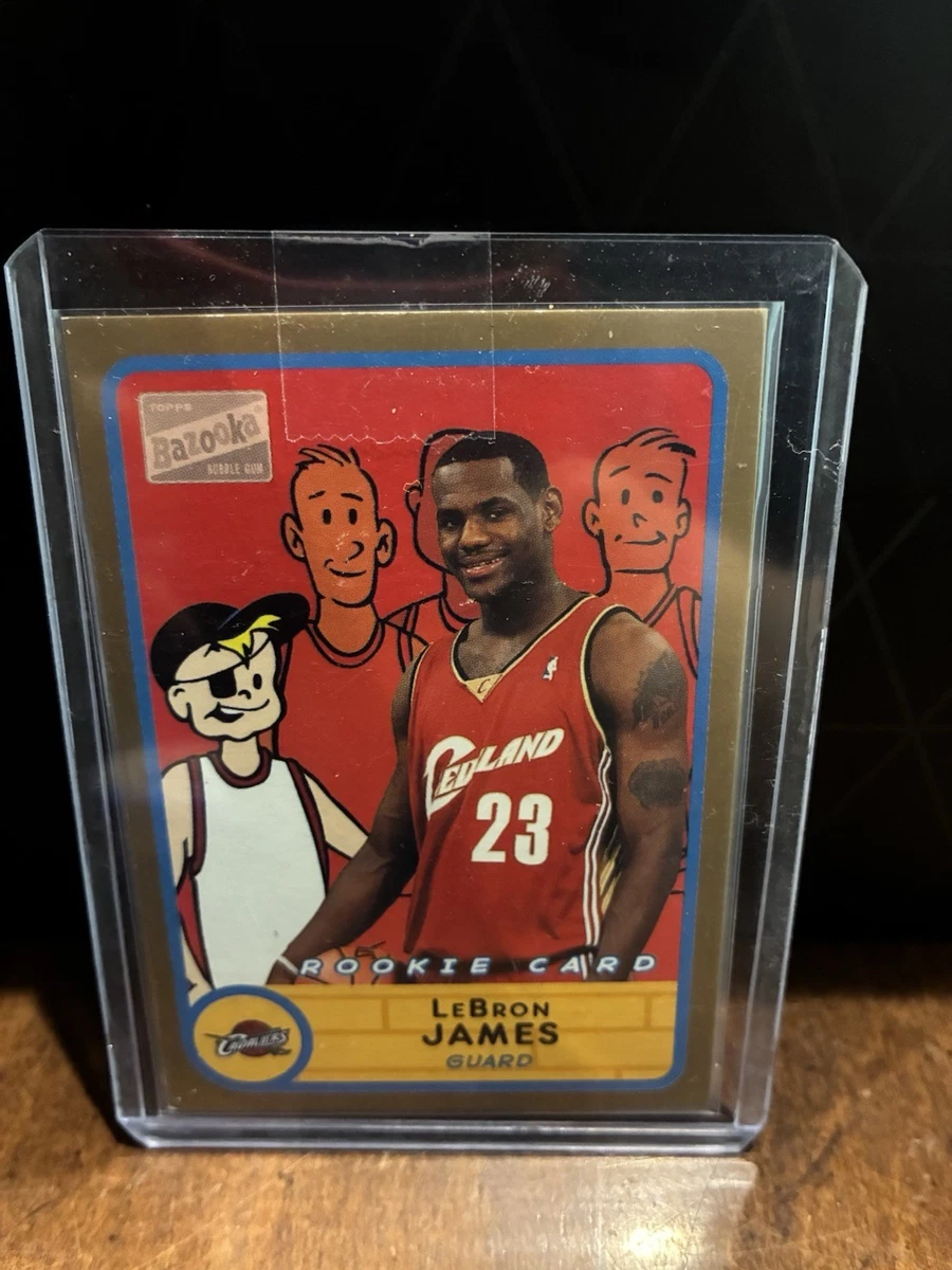 Bazooka LeBron James Basketball Sports Trading Card Singles for
