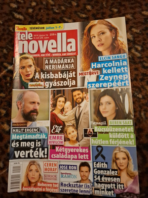 Elcin Sangu,Edith Gonzalez,Jose Ron Emre Kivilcim,Hungarian magazine 2019 