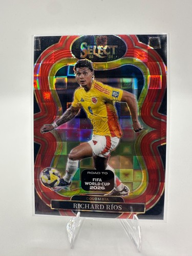 2026 Panini Select Road to FIFA World Cup Richard Rios Red Ice #113 Columbia