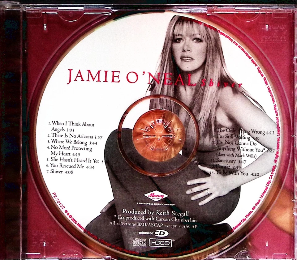 JAMIE O'NEAL – SHIVER - MERCURY RECORDS  CD 7478 Foto 4 de 4