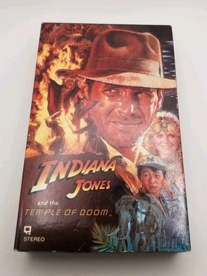 1984 Lucasfilm ''Indiana Jones & The Temple Of Doom'' Beta Max Hi-Fi Video Tape