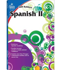 Carson Dellosa – Skill Builders Spanish II Workbook, for Grades K–5, 80 ...