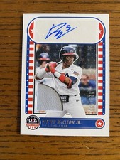 2025 Panini Stars and Stripes /199 Dexter McCleon Jr #NTS-DMJ Auto Relic