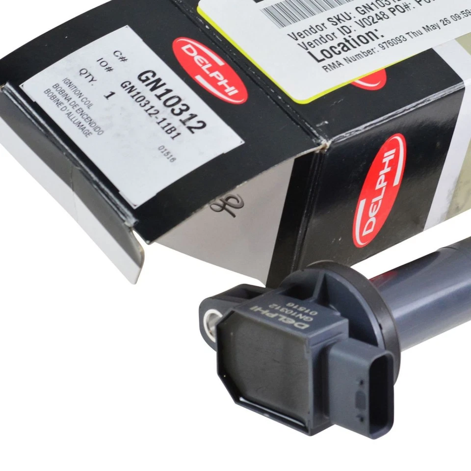 Bobina de encendido Delphi GN10312 ajuste directo para Scion XA XB Toyota Echo Prius Yaris Foto 3 de 4