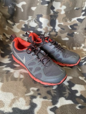 Nike Women's Flex Trail Shield Running Shoes Dark Grey/Coral Size 7.5.