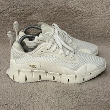 Reebok Zig Kinetica II Women's White Athletic Running Sneakers Shoes Size 7
