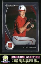 2021 Panini Prizm Draft Picks #PDP140 Evan Justice