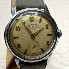 Vintage Armbanduhr Junghans Trilastic 16 JEWELS #37