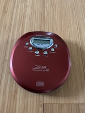 Durabrand CD-85 Portable CD Player Red ESP Anti Skip Tested Working 2003