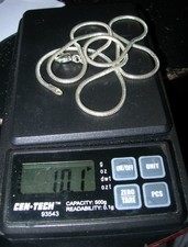 Solid Sterling Silver Snake Chain Necklace 925 Silver Chain