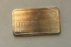 RARE Vintage Umicore 1 Oz .999 Fine Silver Bar “Feinsilber” Belgium Bullion