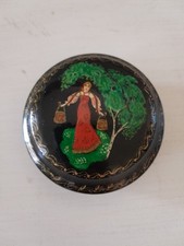 Small Russian Lacquer Trinket Box