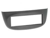 Autoradio Blende Einbaurahmen Zierblende 1-DIN Schwarz FüR Renault Twingo 2