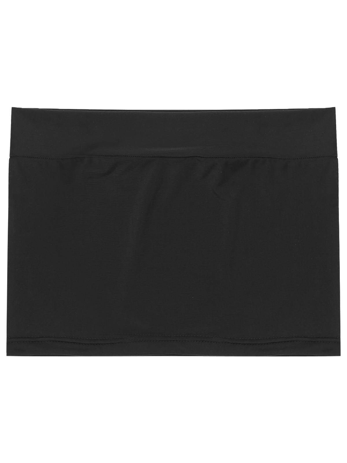 Women's Sexy Sheer Mesh See Through Wrapped Half Slips Bodycon Mini Pencil Skirt