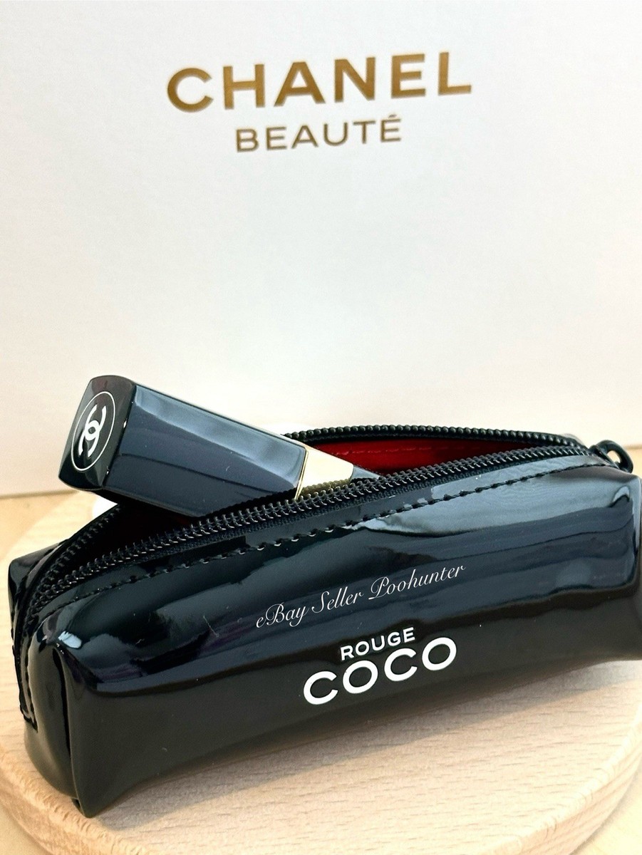 CHANEL ROUGE COCO ブラックジッパー リップケースのみ　限定１つ CHANEL ROUGE COCO ブラックジッパー リップケースのみ 限定1つ-大阪
