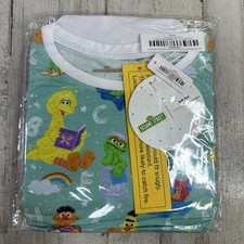 Little Sleepies SESAME STREET Two Piece Long Sleeve Pajamas SIZE 9/10 NIB NEW