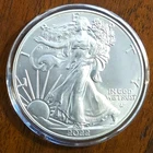 2022 American Silver Eagle 1 Troy Oz. .999 Silver Bullion $1 Coin BU in capsule