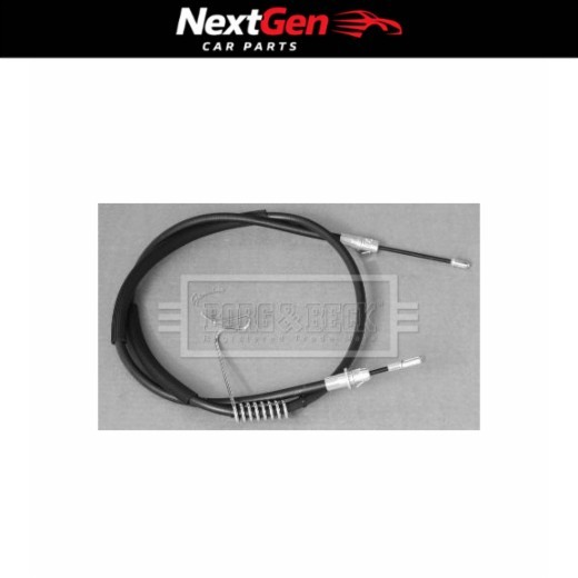 Borg & Beck Brake Cable Lh Rear for Ford Transit RWD single