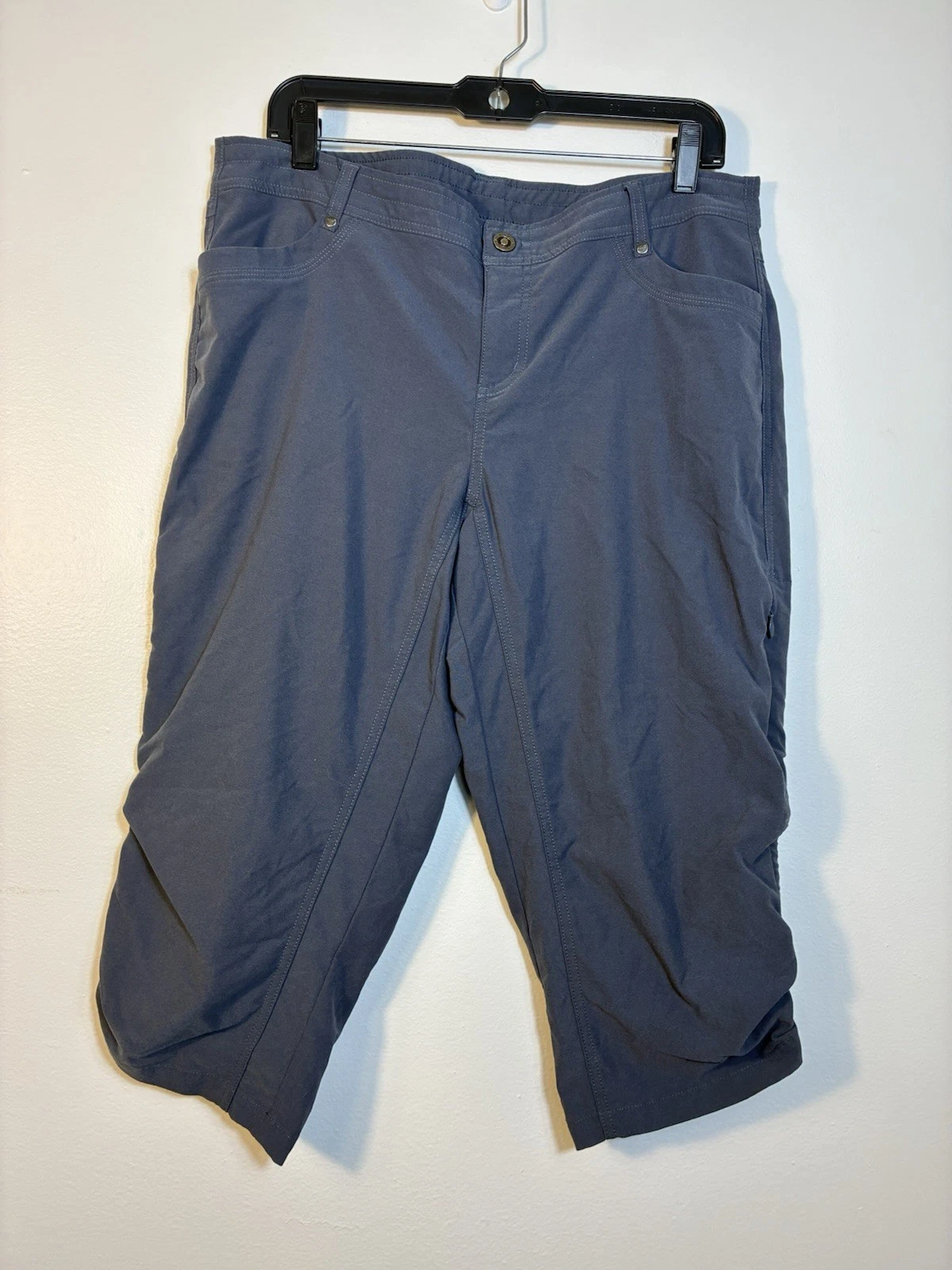 Kuhl Trekr Kapri Pants Women 14 Grey Cinched Leg Cropped Hiking Outdoor Nylon
Opens in a new window 