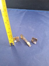Vtg 1960's 60's Swank Moonglow Cufflink Tie Clip Set Rare Retro 11