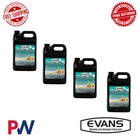 Evans High Performance Waterless Coolant 1 Gallon Gasoline Diesel LPG Pack of 4