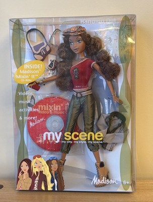 My Scene Madison Doll Hanging out B9877 NRFB Barbie Mattel 2003 CD