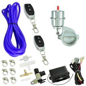 2" Auspuffklappe Unterdruck geschlossen Klappen Auspuff Fernbedienung Set 51mm 2" Auspuffklappe Unterdruck geschlossen Klappen Auspuff Fernbedienung Set 51mm