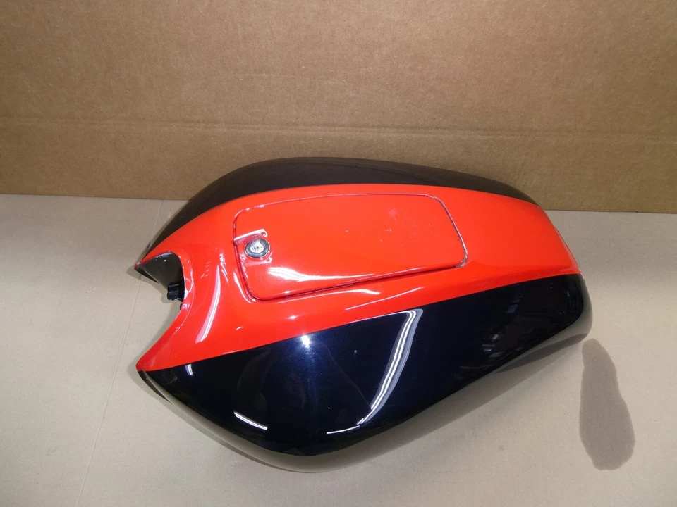 Tanque de gasolina Honda CB750F 1975-1978 Super Sport rojo negro con llave 4 cilindros SOHC gasolina X6 Foto 2 de 4