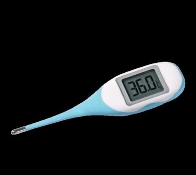 Kerbl Digital Thermometer BigScreen Fieberthermometer für Pferde Tiere flexibel