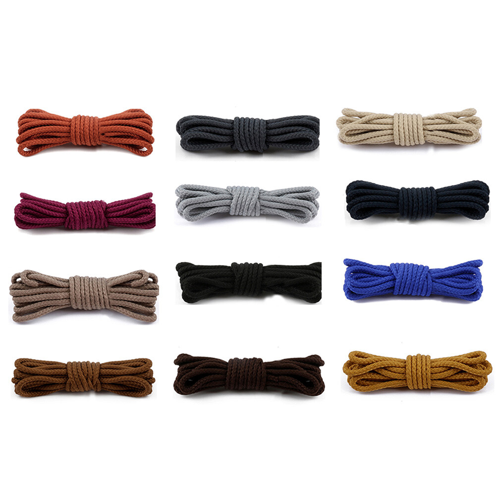 APL Lacci colorati tondi bianchi e neri per stivali da trekking scarpe da lavoro J