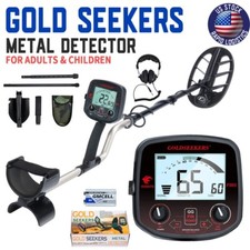 Metal Detector for Adults, Higher Accuracy, LCD Display, 5 Mode, 11" IP68 Coil