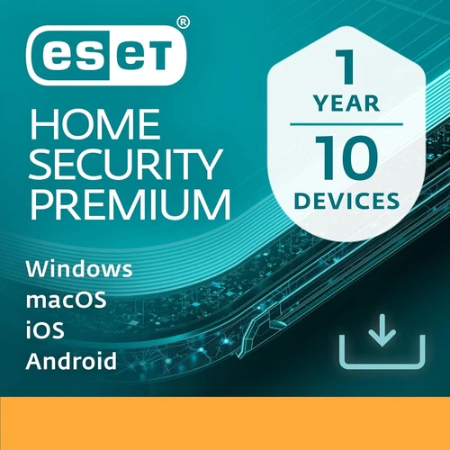 ESET Internet Smart Home Security Premium 2025 10 Device 1 Year 5 Min by Email