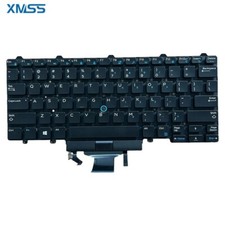 New US Keyboard For Dell Latitude E5450 E5470 E7450 E7470 D19TR With Backlit