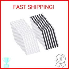 Bememo 2040 Pieces Photo Corners Stickers for Photo Album Scrapbook (Black and T