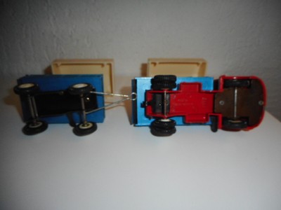 Camion Mercedes Miniature Bâché Avec Remorque - Solido, Gama, NZG - Ancien - Occasion