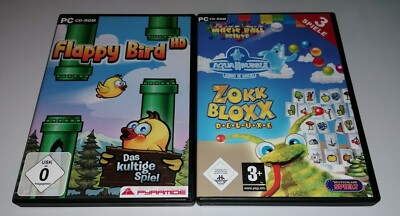 ** Flappy Bird HD + 3 Spiele: Magic Ball Deluxe, usw. (PC) ''Sehr gut'' In OVP! **