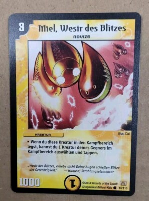 DUEL MASTERS, DM 01, MIEL, WESIR DES BLITZES, 13/110 , DEUTSCH, COMMON,EXZELLENT
