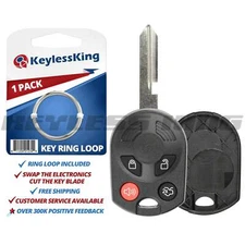 Keyless Entry Remote Car Key Fob Shell Case Cover for Ford OUCD6000022 4b