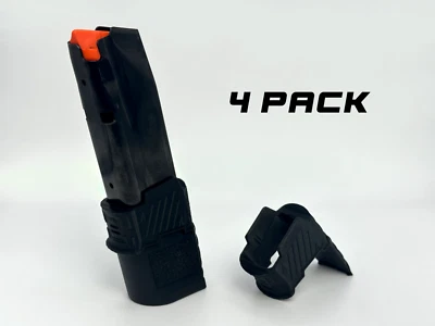 AV CUSTOMS (4 pack) P365 Micro 21 Round Grip Sleeve Adapter for SIG Sauer Fuse Magazines