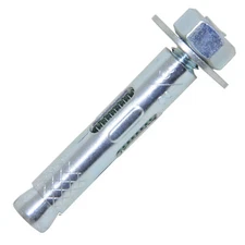 Concrete Sleeve Anchor | 3/8" x 1-7/8" | Hex Nut Head | Zinc Plated | 50 QTY