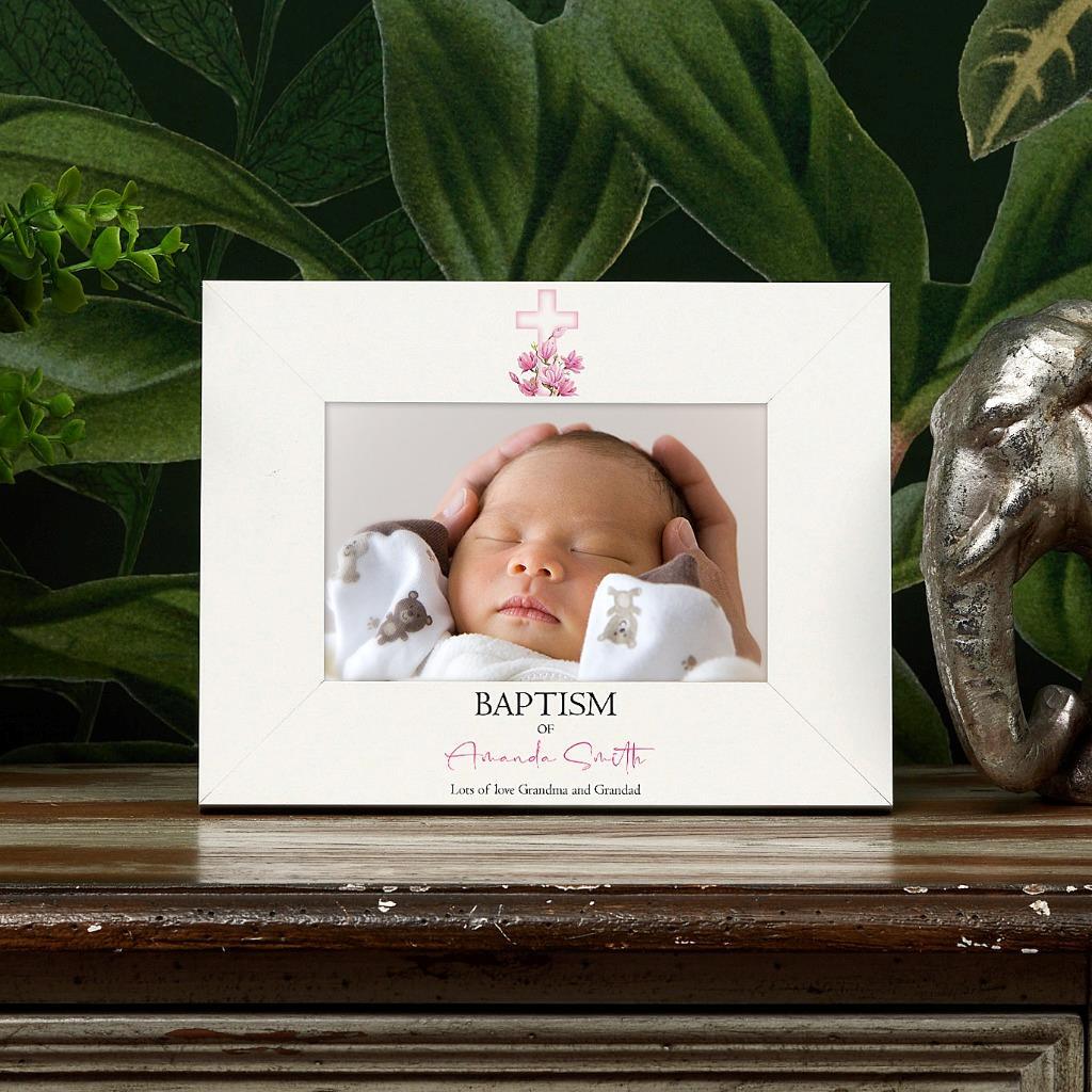 Frame Personalised Baptism Gifts Personalised Christening Day