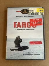 Fargo DVD the MOVIE 1996 Frances Mcdormand - William H. Macy MGM New Sealed