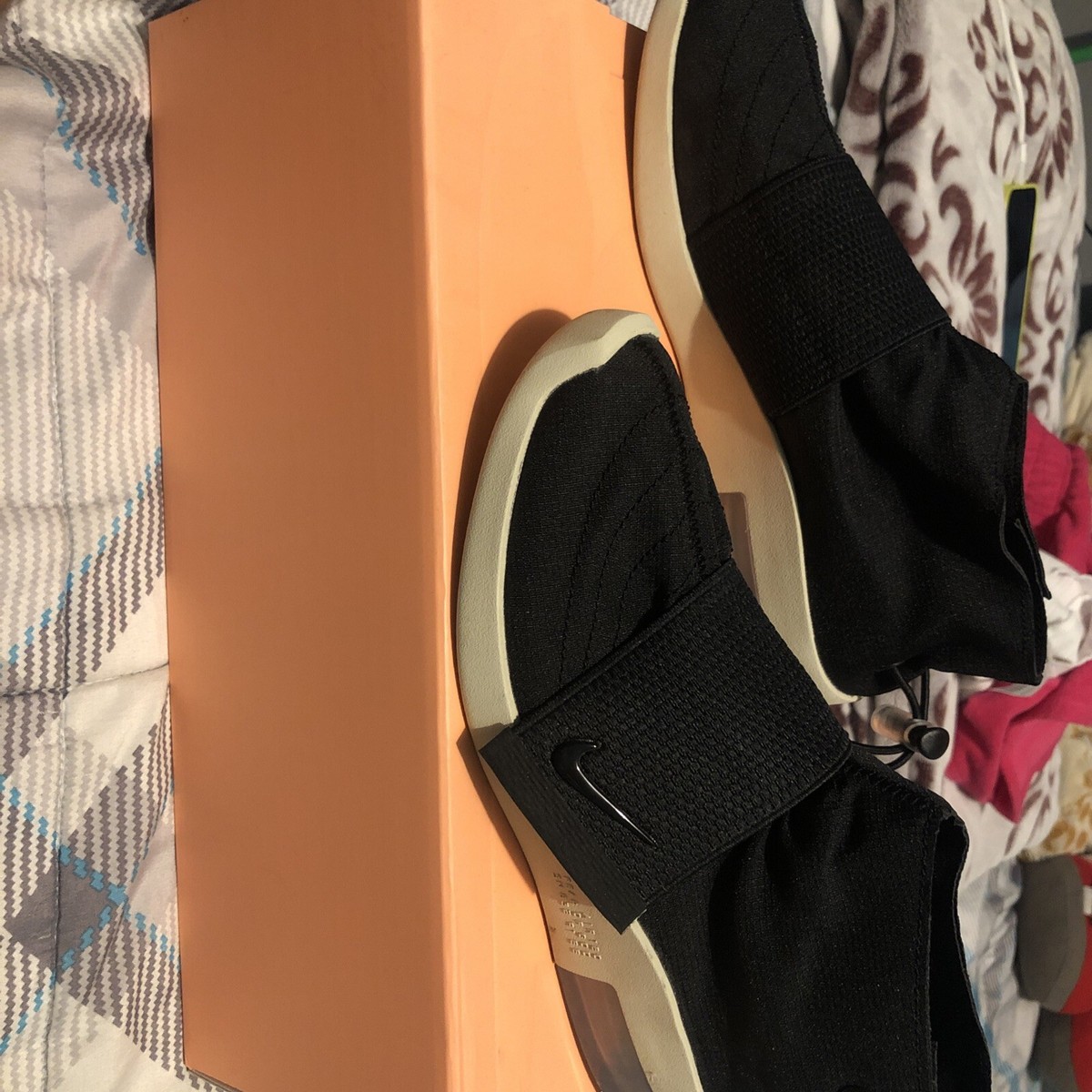 Size 4.5 Mens - Nike Air Fear of God MOC Black 2019 | eBay