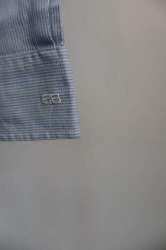 BALENCIAGA CAMICIA UOMO TG. 17,5 SHIRT MAN MADE IN ITALY CASUAL VINTAGE - Photo 5 sur 9