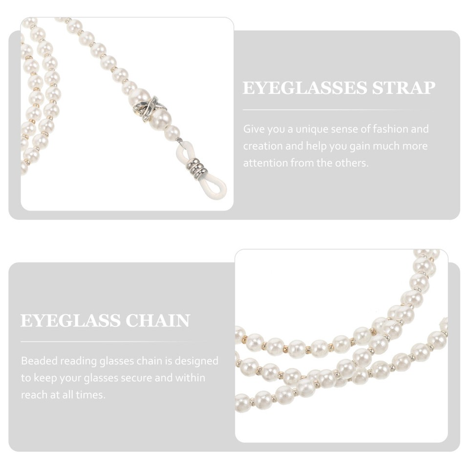 Pearl Eyeglass Chain Chains for Women Eyeglasses Strap Imitation Miss