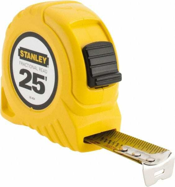 Stanley 30-454 Fractional Read Tape Measure, 25 ft